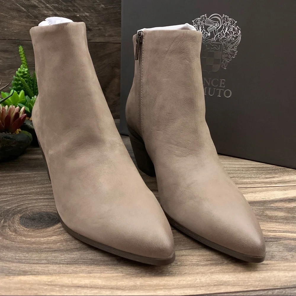 NIB Vince Camuto Grasem Pointy Toe Western Bootie - Picture 7 of 16
